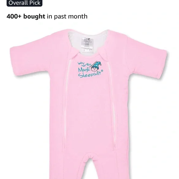 Soft Pink Kids Pajamas Sleep Sack - Picture 3 of 6